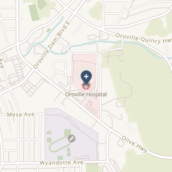 Oroville Hospital on map