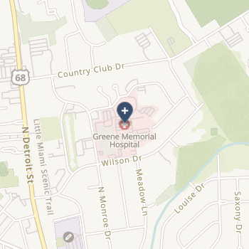 Greene Memorial Hospital on map