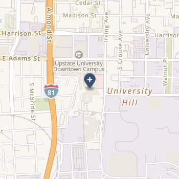 University Hospital s u n y Health Science Center on map