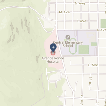 Grande Ronde Hospital on map