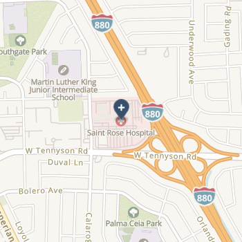 St Rose Hospital on map