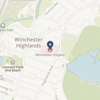 Winchester Hospital on map