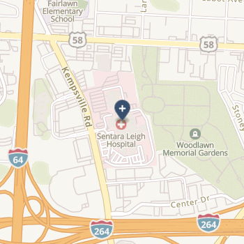 Sentara Leigh Hospital on map