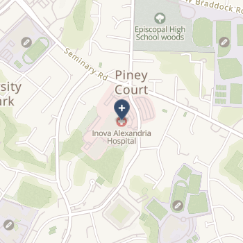 Inova Alexandria Hospital on map