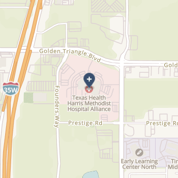 Texas Health Harris Methodist Hospital Alliance on map