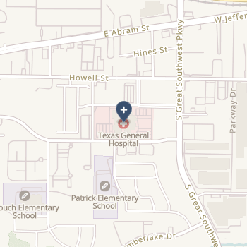 Texas General Hospital on map