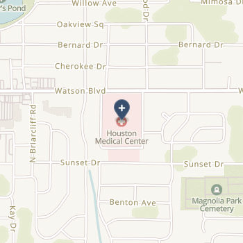 Houston Medical Center on map