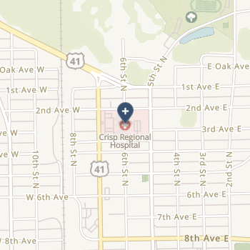Crisp Regional Hospital on map