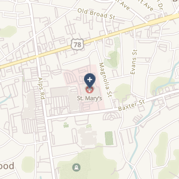 St Mary's Hospital on map