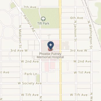 Phoebe Putney Memorial Hospital on map