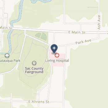 Loring Hospital on map