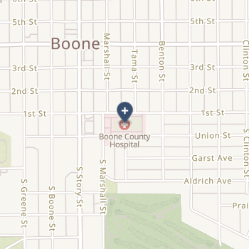 Boone County Hospital on map