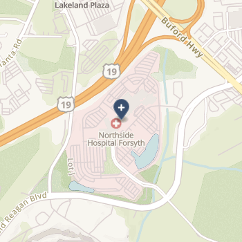 Northside Hospital Forsyth on map
