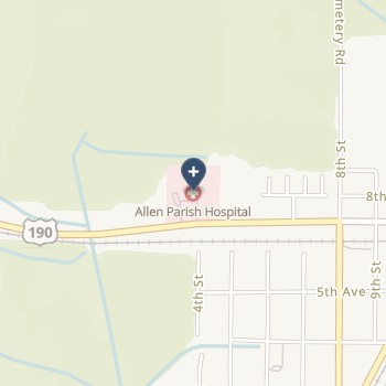 Allen Parish Hospital on map