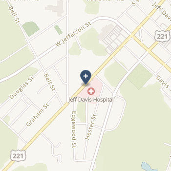 Jeff Davis Hospital on map