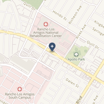 Lac/rancho Los Amigos National Rehabilitation Ctr on map