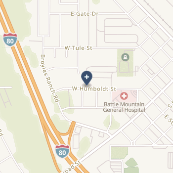 Battle Mountain General Hospital on map
