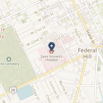 Saint Vincent Hospital on map