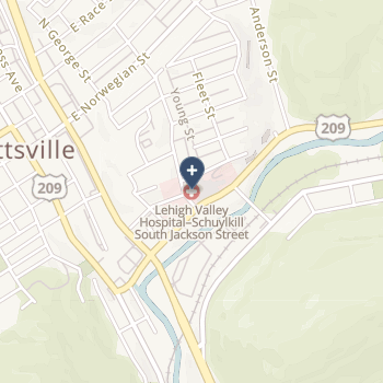 Lehigh Valley Hospital-Schuylkill S. Jackson Stree on map