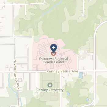 Ottumwa Regional Health Center on map