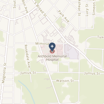 John d Archbold Memorial Hospital on map