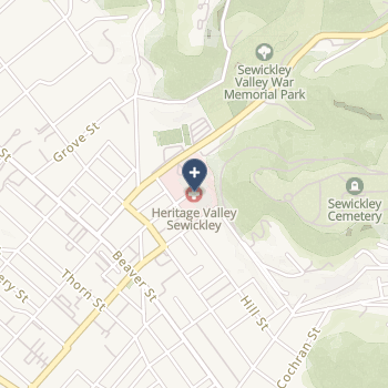 Heritage Valley Sewickley on map