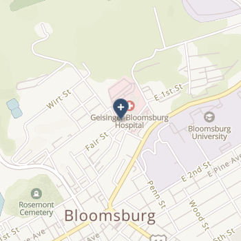 Geisinger-Bloomsburg Hospital on map