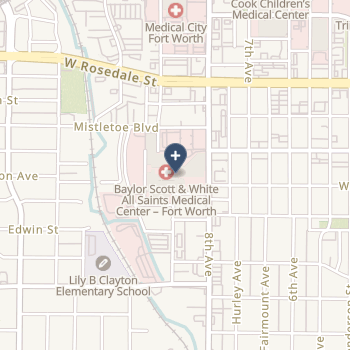 Baylor Scott And White All Saints Medical Center on map