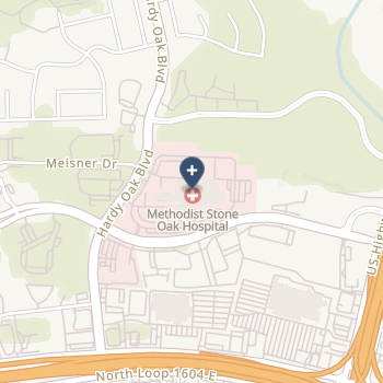 Methodist Stone Oak Hospital on map