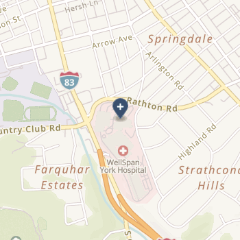 York Hospital on map