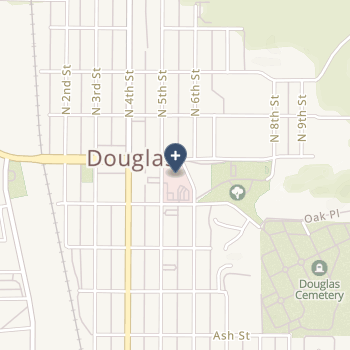 Memorial Hospital Of Converse County on map