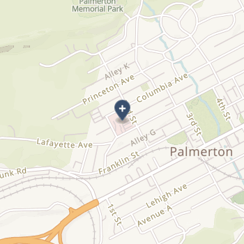 Palmerton Hospital on map