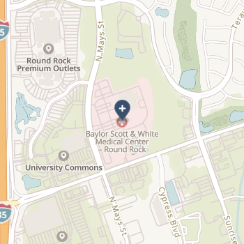 Scott & White Hospital-Round Rock on map