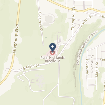 Penn Highlands Brookville on map