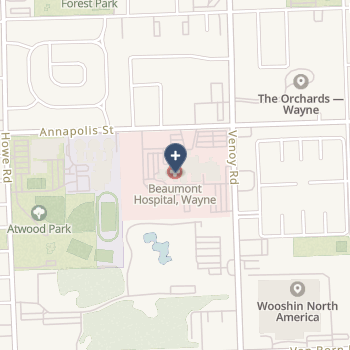 Beaumont Hospital - Wayne on map