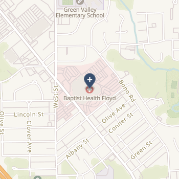 Baptist Health Floyd on map