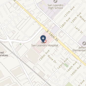 San Leandro Hospital on map