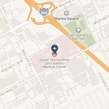 Kaiser Foundation Hospital - San Leandro on map