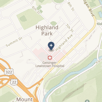 Geisinger-Lewistown Hospital on map