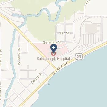 Tawas St Joseph Hospital on map