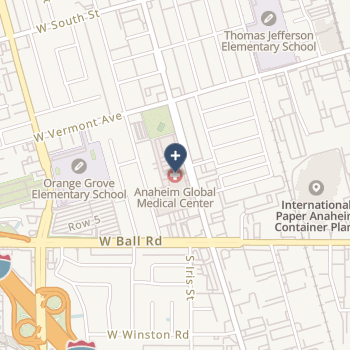 Anaheim Global Medical Center on map
