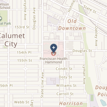 Franciscan Health Hammond on map