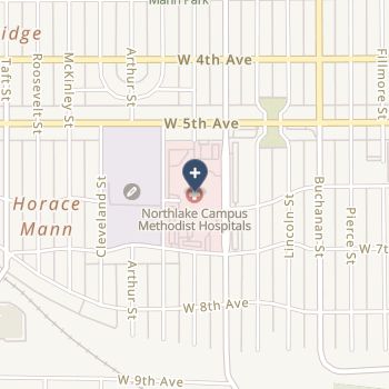 Methodist Hospitals Inc on map