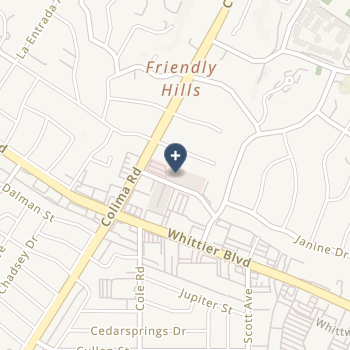 Whittier Hospital Medical Center on map