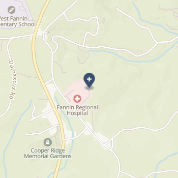 Fannin Regional Hospital on map