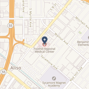 Foothill Regional Medical Center on map