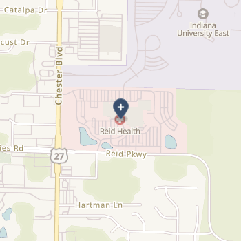 Reid Health on map