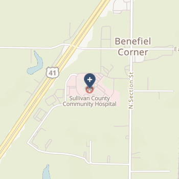 Sullivan County Community Hospital on map