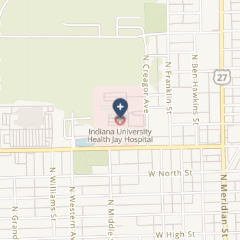 Iu Health Jay on map