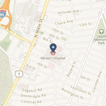 The Miriam Hospital on map